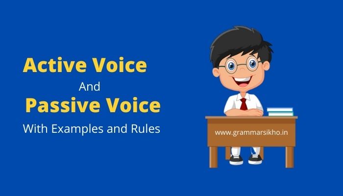Active and passive voice in Hindi with rules and examples